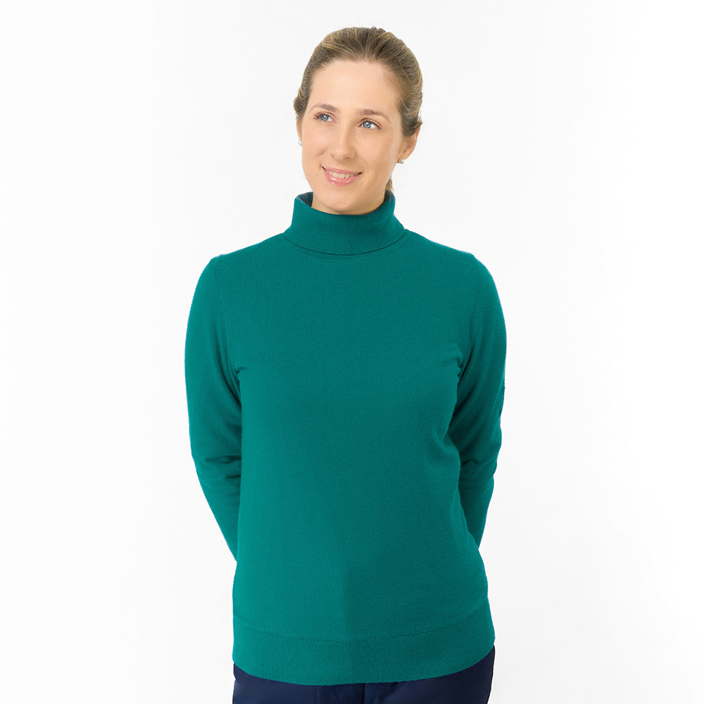 Pure Golf Ladies Super Soft Fur Lined Roll Neck