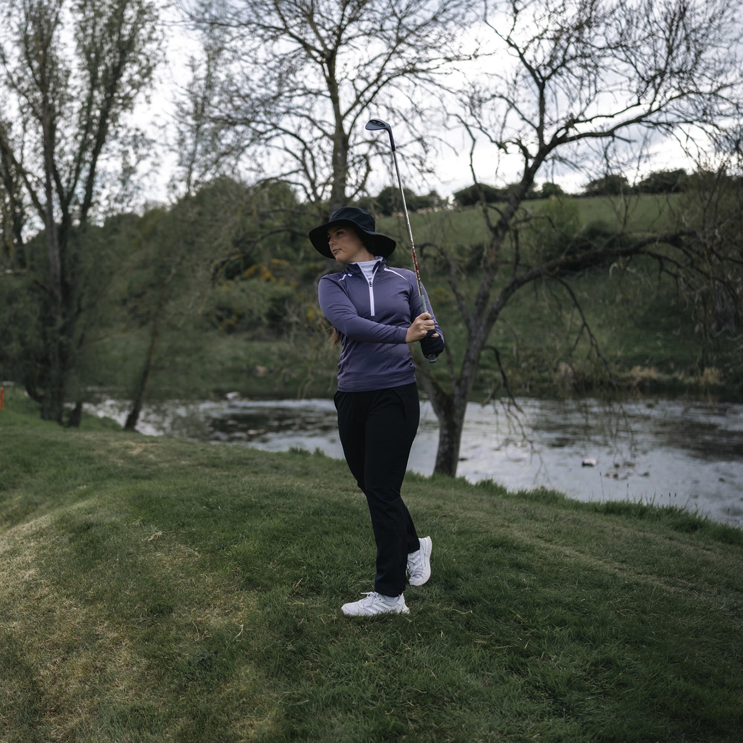 Sunderland Ladies Thermal Water Repellent Zip-Neck Mid-Layer