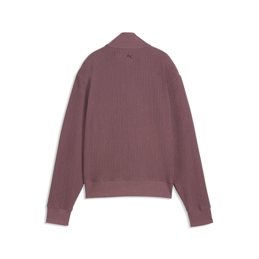 Puma Ladies Waffle Style 1/4 Zip - Enjoy Cosy Comfort for Cooler Days