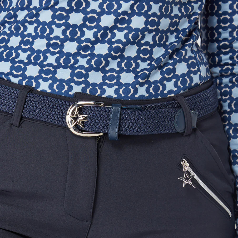 Swing Out Sister Ladies Star Belt in Navy