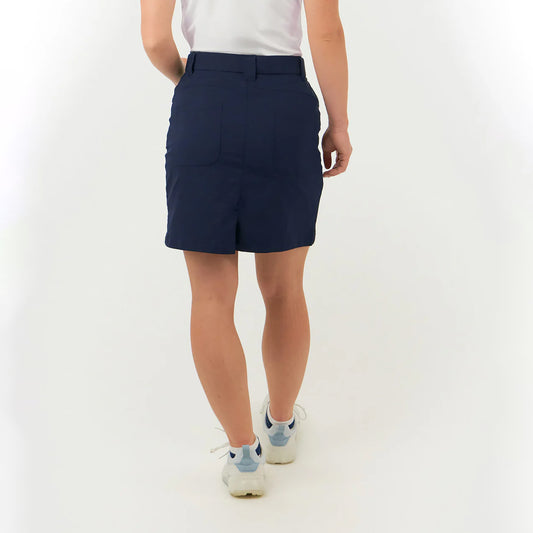 Pure Golf Ladies Stretch Skort in Navy