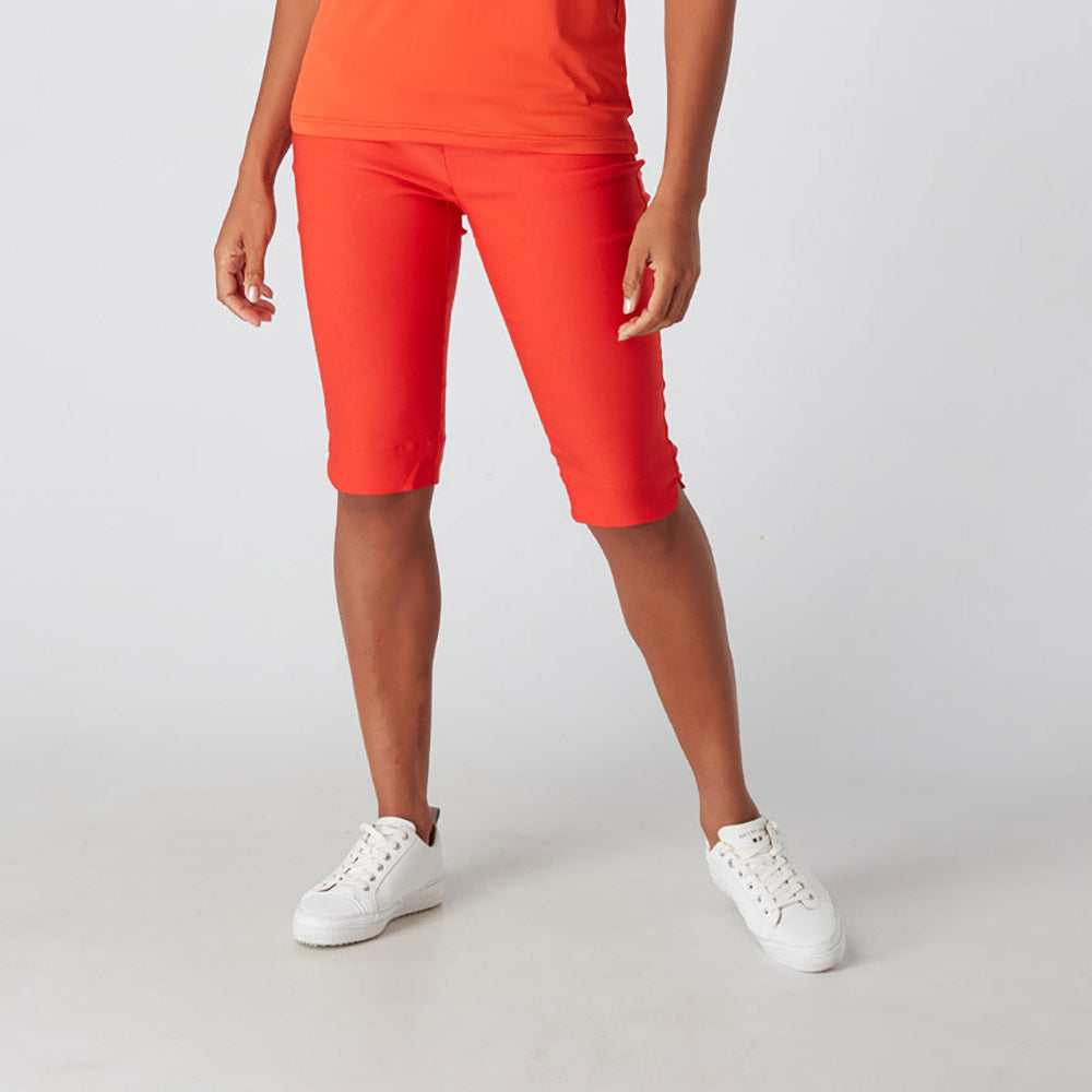 Swing Out Sister Ladies Pull On Capris in Luscious Red – GolfGarb