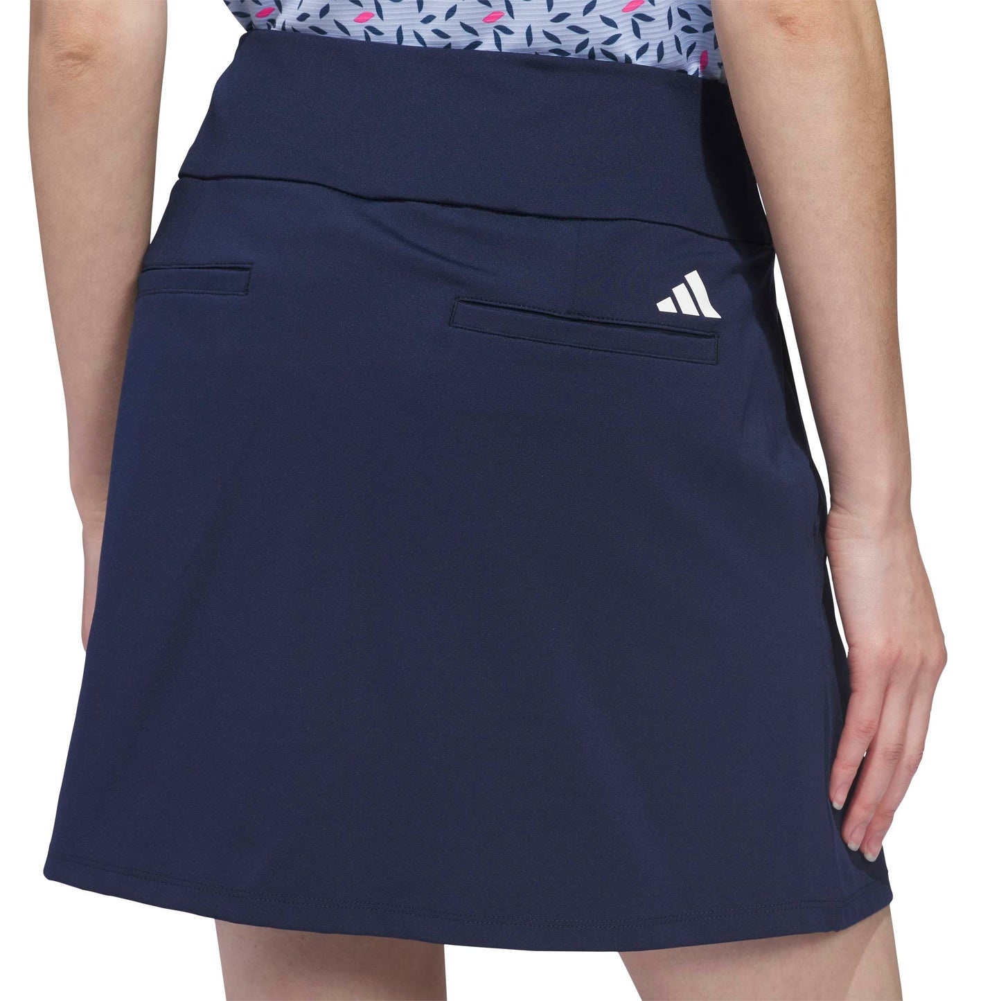 adidas Golf Ladies Sophisticated Navy Skort with Supportive Comfort and Timeless Style