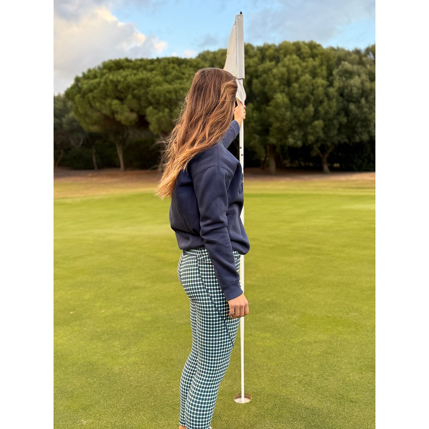 Swing Out Sister Ladies Stretch Leggings with Contour Seams