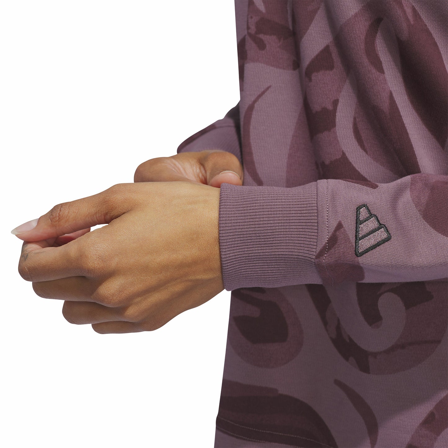 adidas Golf Ladies Long Sleeve Printed Top - Last One Medium Only Left