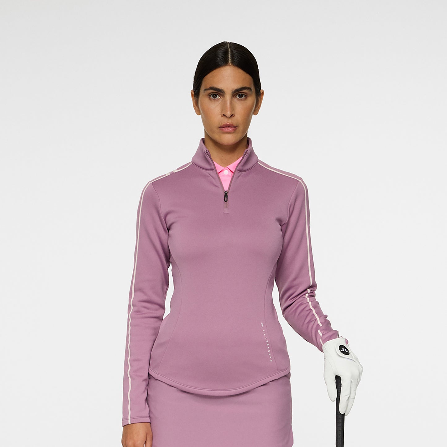 J.Lindeberg Ladies Mid-Layer with Stripe Detailing