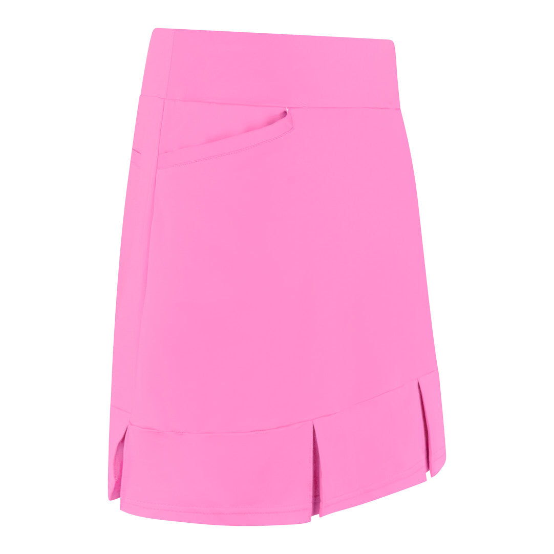 Pure Golf Ladies Pull-on Golf Skort in Candy Pink