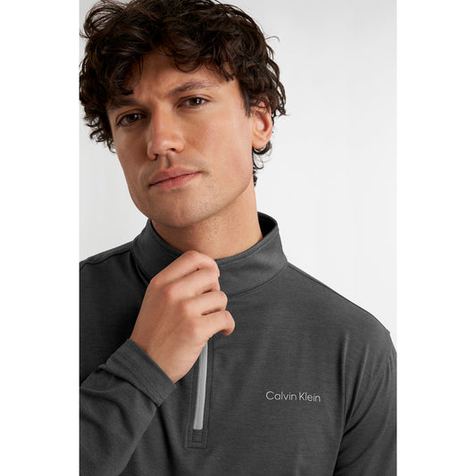 Calvin Klein Technical Zip-Neck Top