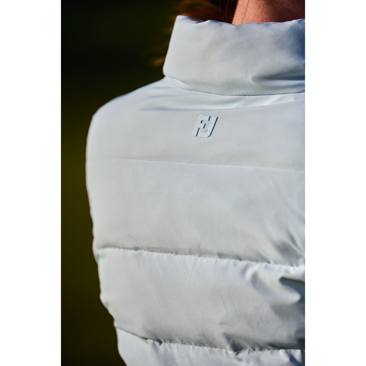 FootJoy Ladies Water Resistant Thermal Insulated Padded Jacket in Ice Blue