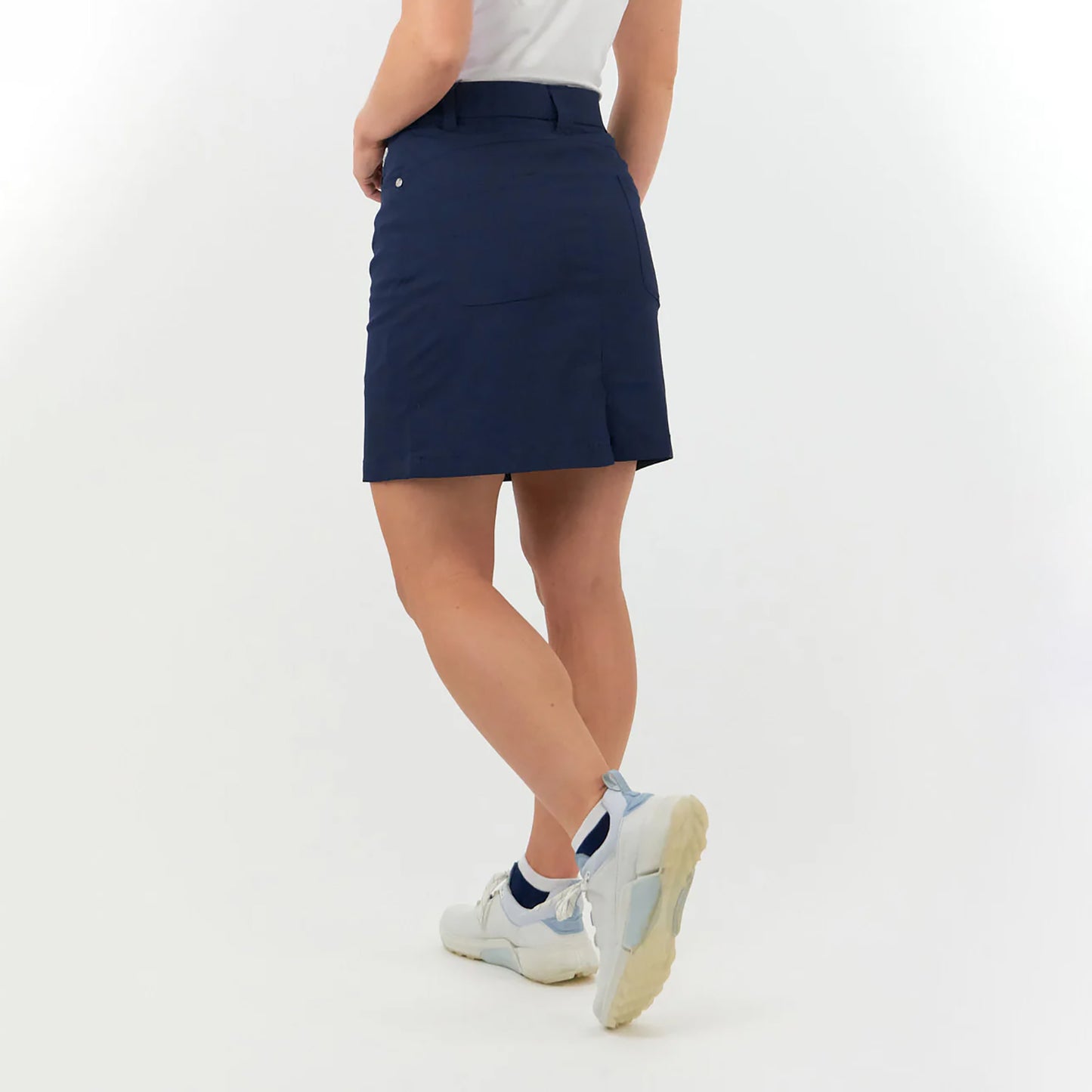 Pure Golf Ladies Stretch Skort in Navy