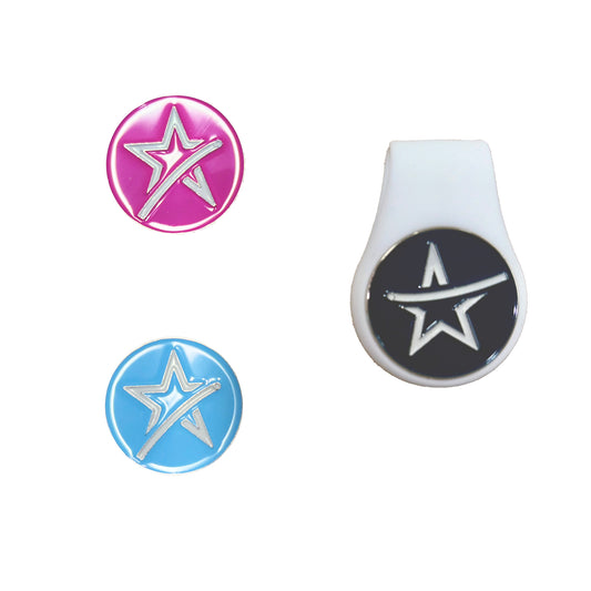 Swing Out Sister Ball Marker and Flexi Clip Set in Multi Coloured