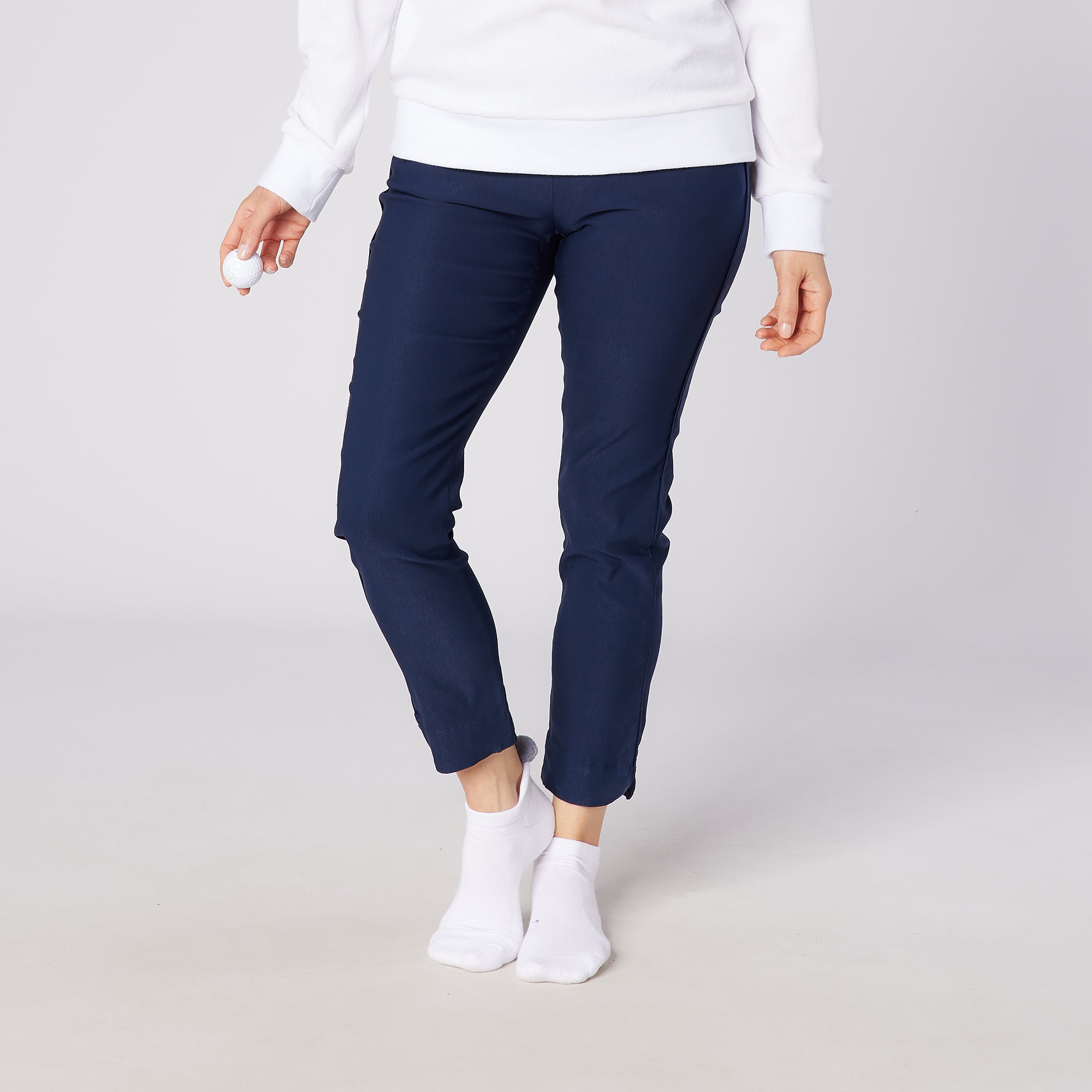 Swing Out Sister Ladies Core Dark Navy 7/8 Golf Trousers – GolfGarb