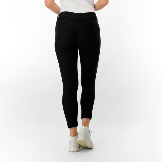 Pure Golf Ladies Pull-On Trouser in Black - Move Freely, Look Polished