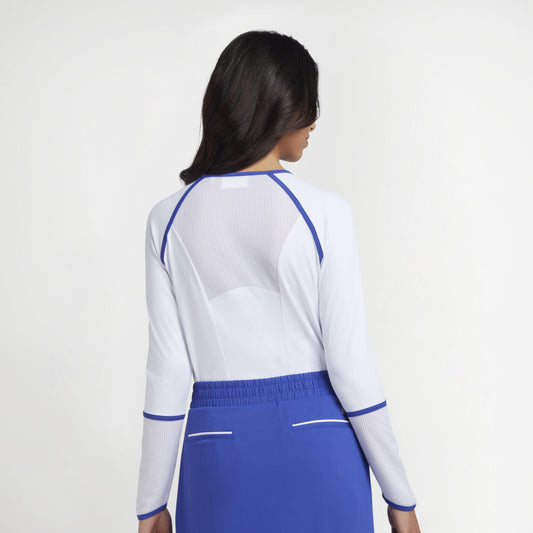 Original Penguin Ladies Long Sleeve Raglan Golf Top - Medium Only Left