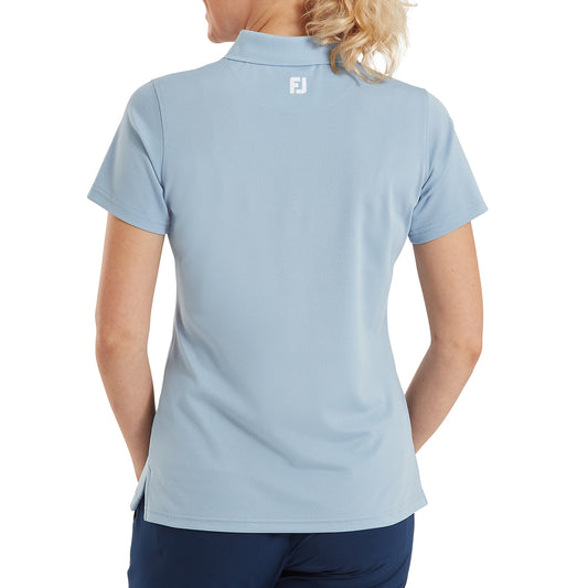FootJoy Ladies Smart Short Sleeve Pique Polo for a Timeless Look