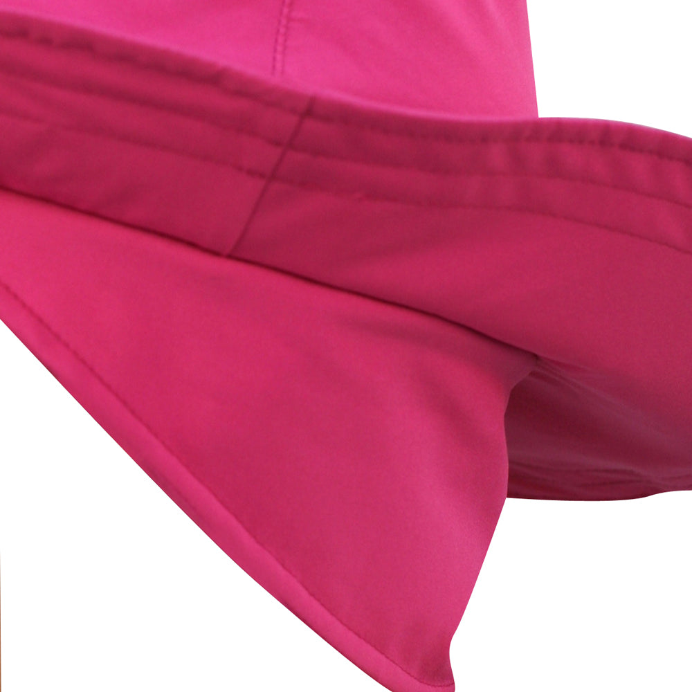 Surprizeshop Ladies Fleece Lined Waterproof Golf Hat with Extended Brim in Pink