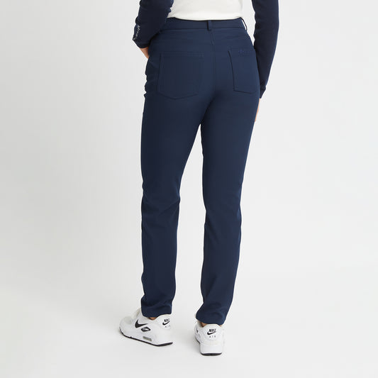 Rohnisch Ladies Navy Water Resistant Thermal Golf Trousers - Last Pair UK26 / EU 54 Left