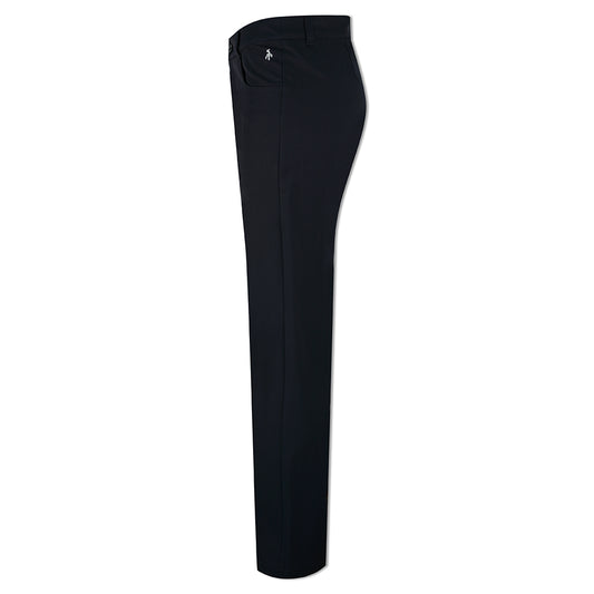 Green Lamb Straight Leg Soft-Stretch Golf Trousers in Navy