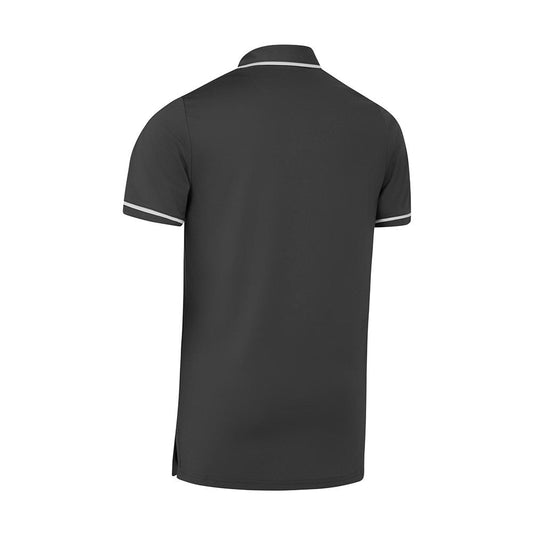 Original Penguin Ladies Piped Short Sleeve Polo in Caviar