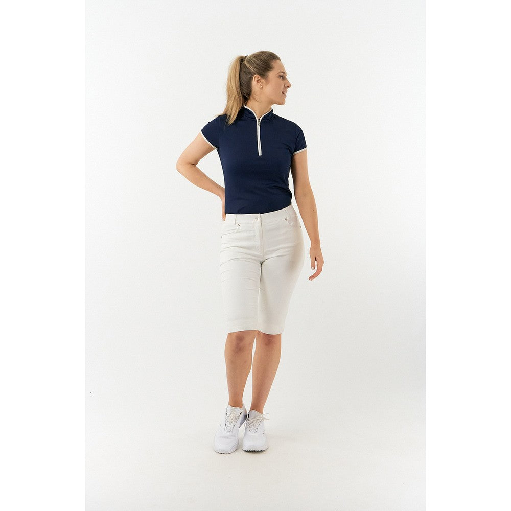 Pure Golf Ladies Bermuda Short in White