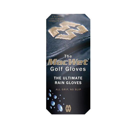 Glenmuir Pair of Ladies Lightweight Climatec Golf Gloves in Black