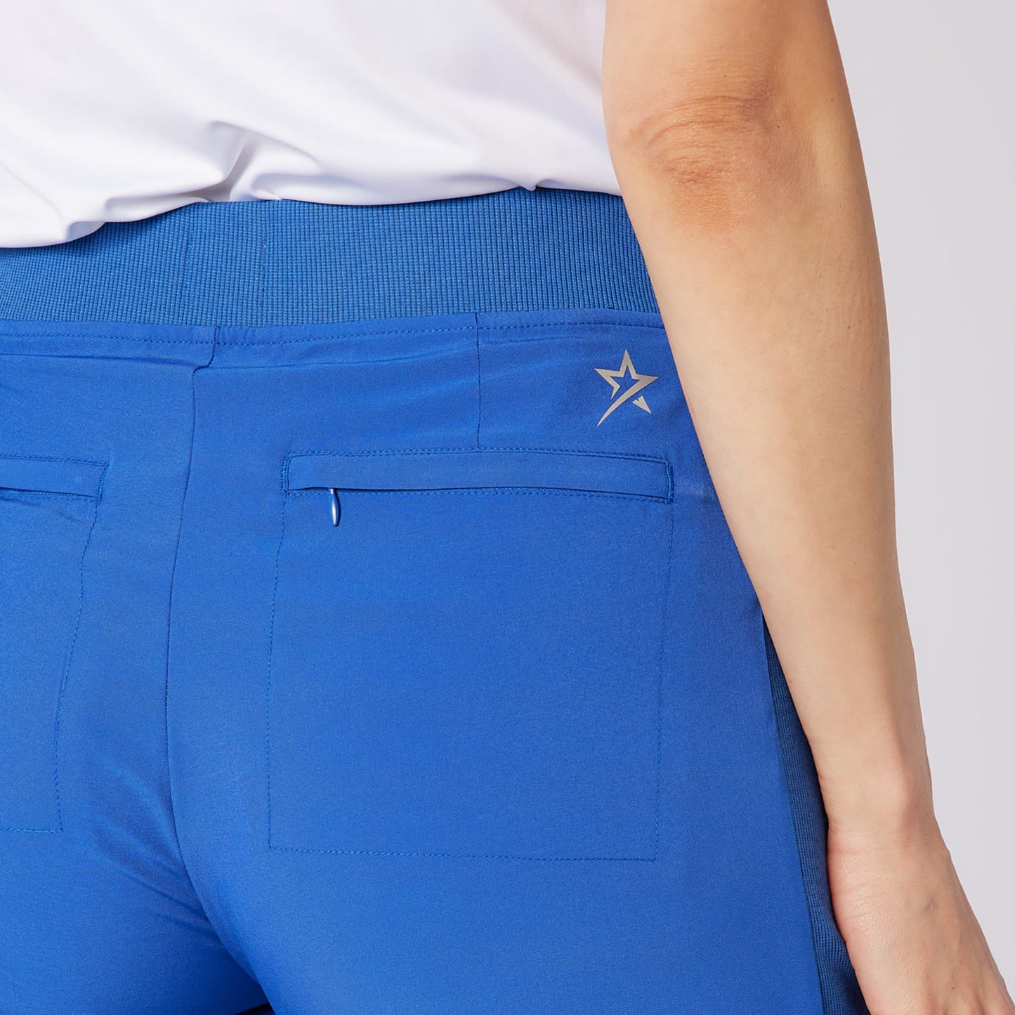 Swing Out Sister Ladies Lightweight Pull-On Capris with Ribbed Side Stripe