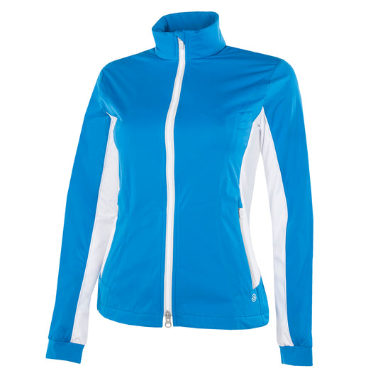 Galvin Green Ladies INTERFACE Jacket with Contour Panels in Blue/White
