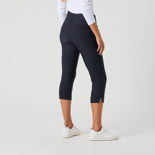 Daily Sports Ladies Pull-On Dark Navy Golf Capris