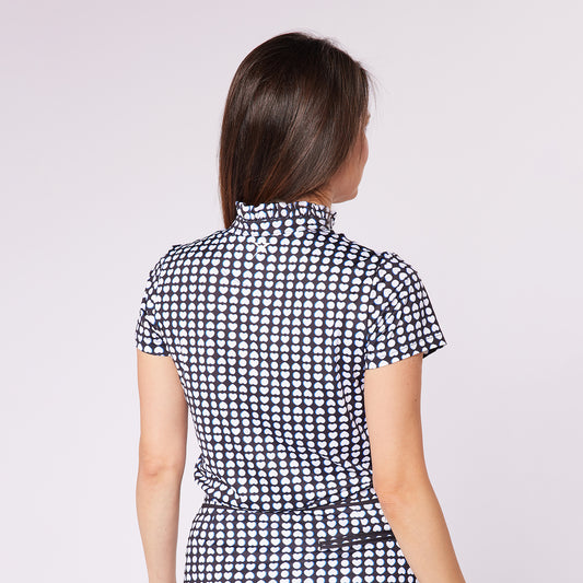 Swing Out Sister Ladies Cap Sleeve Polo - Last One XL Only Left