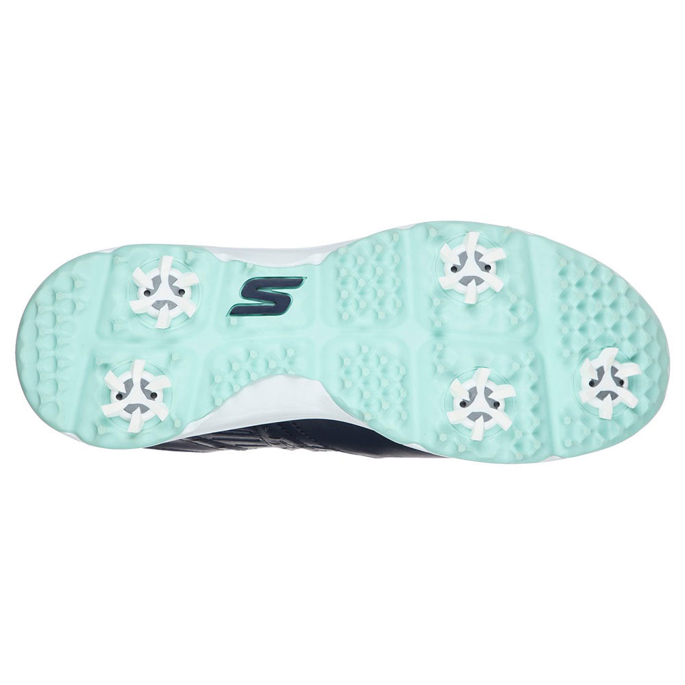 Skechers Ladies GO GOLF Pro 2™ Waterproof Shoe in Navy & Turquoise