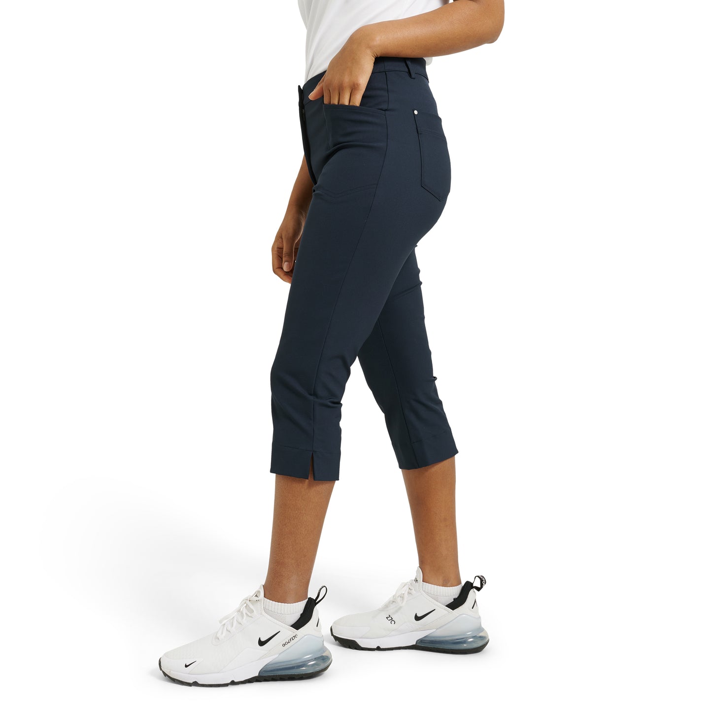 Abacus Ladies Elite Capris in Navy