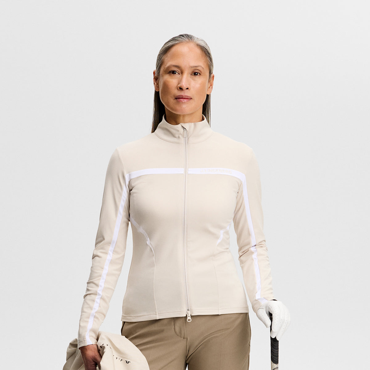 J.Lindeberg Ladies Mid-Layer Jacket for Confident Style & Exceptional Comfort