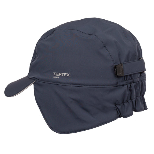 Galvin Green Ladies Navy Fleece Lined Waterproof Hat with PERTEX® Shield Stretch