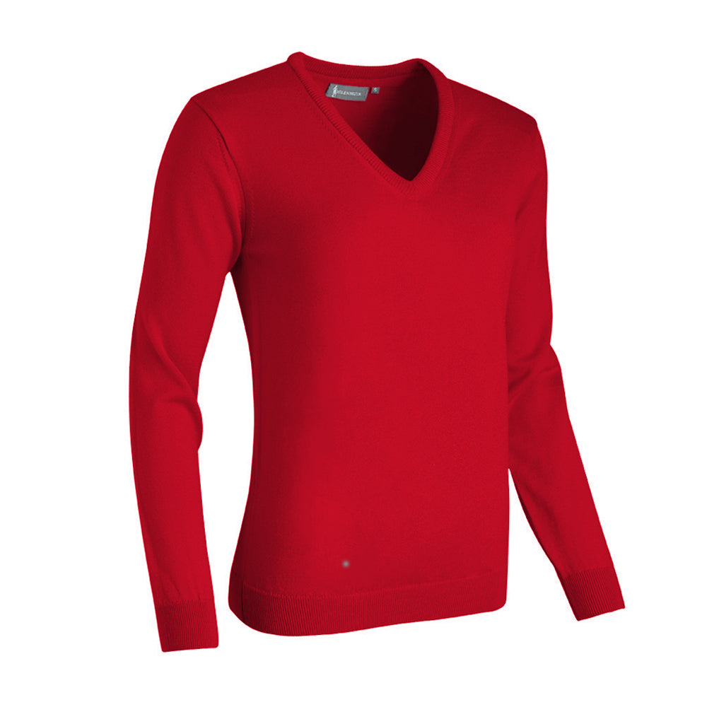 Glenmuir Ladies 100% Extra Fine Merino V-Neck Sweater