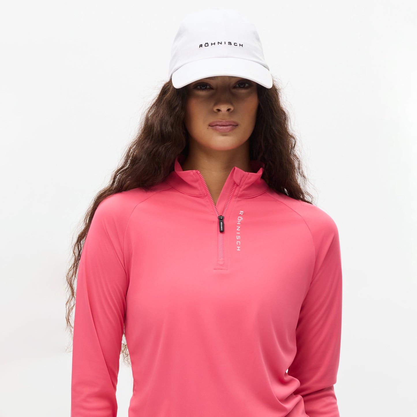 Röhnisch Ladies Elegant Zip Neck Stretch Top for Effortless Movement with Every Swing