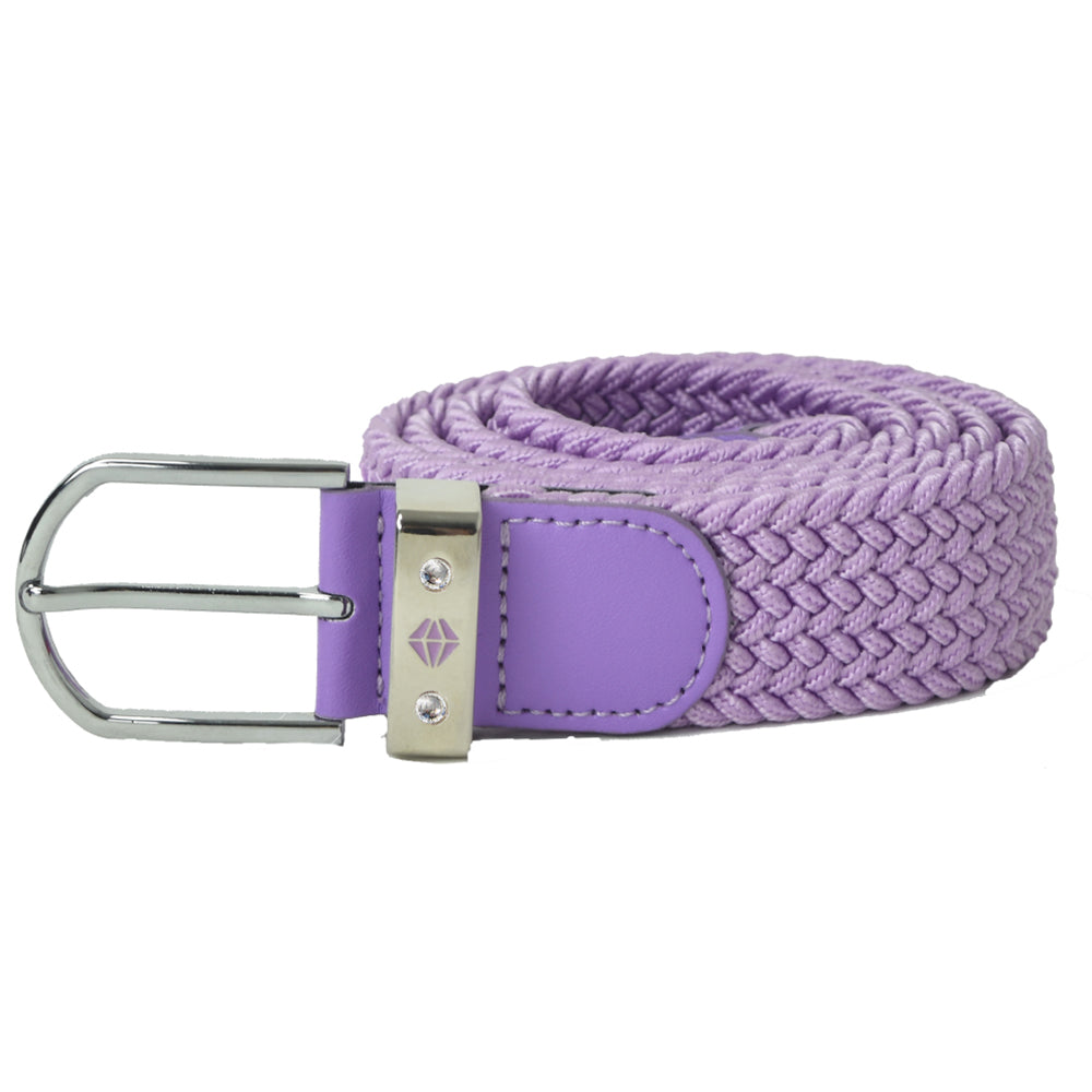 Pure Golf Ladies Woven Stretch Belt in Lilac – GolfGarb