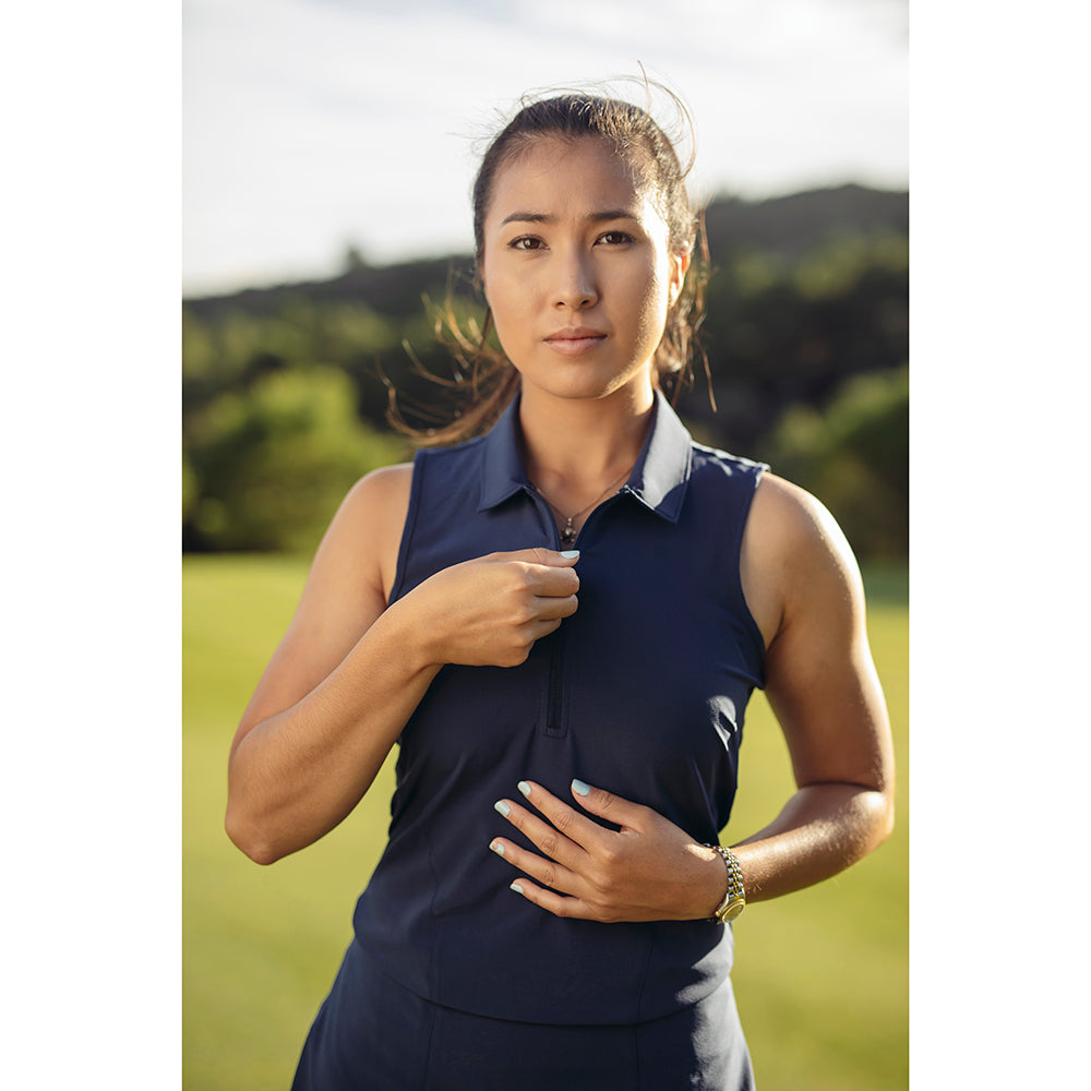 Puma Ladies Sleeveless Golf Dress in Navy Blazer - Last One Small Only Left