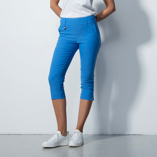 Daily Sports Ladies Pull-On Golf Capris in Cosmic Blue