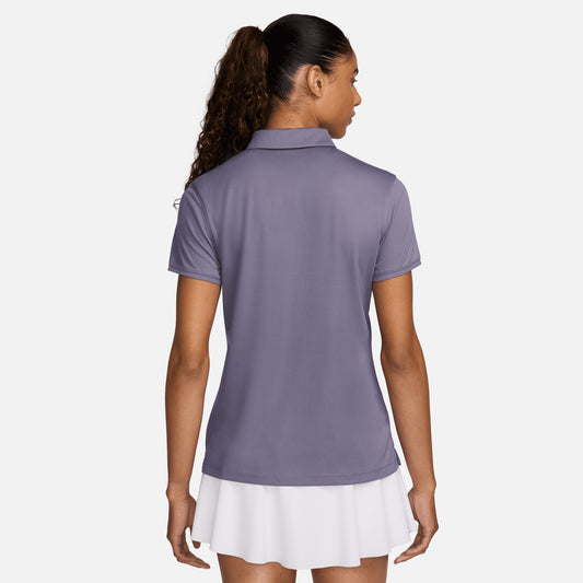 Nike Ladies Short Sleeve Dri-FIT Golf Polo in Deep Mauve - Last One Small Only Left
