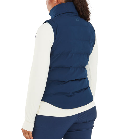 FootJoy Ladies Soft Shell Thermal Insulated Gilet in Navy