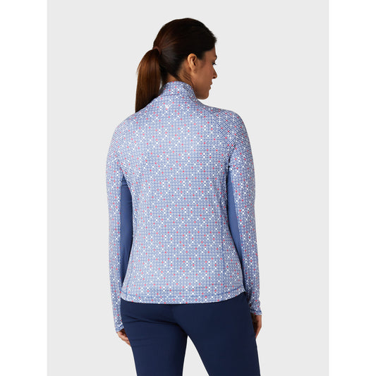 Callaway Ladies Geo Print Golf Top - Last One XS Only Left