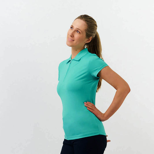 Pure Ladies Silky Soft Cap Sleeve Polo