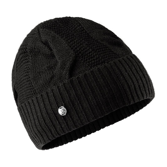 Daily Sports Ladies Knitted Cable Hat in Black
