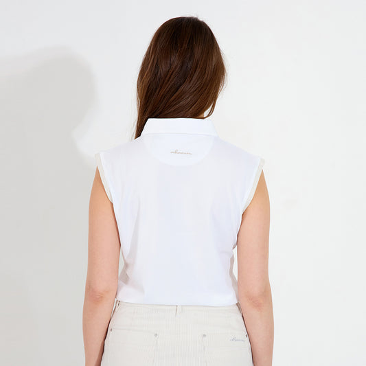 Abacus Ladies DryCool Sleeveless Polo - Chic Comfort on the Course