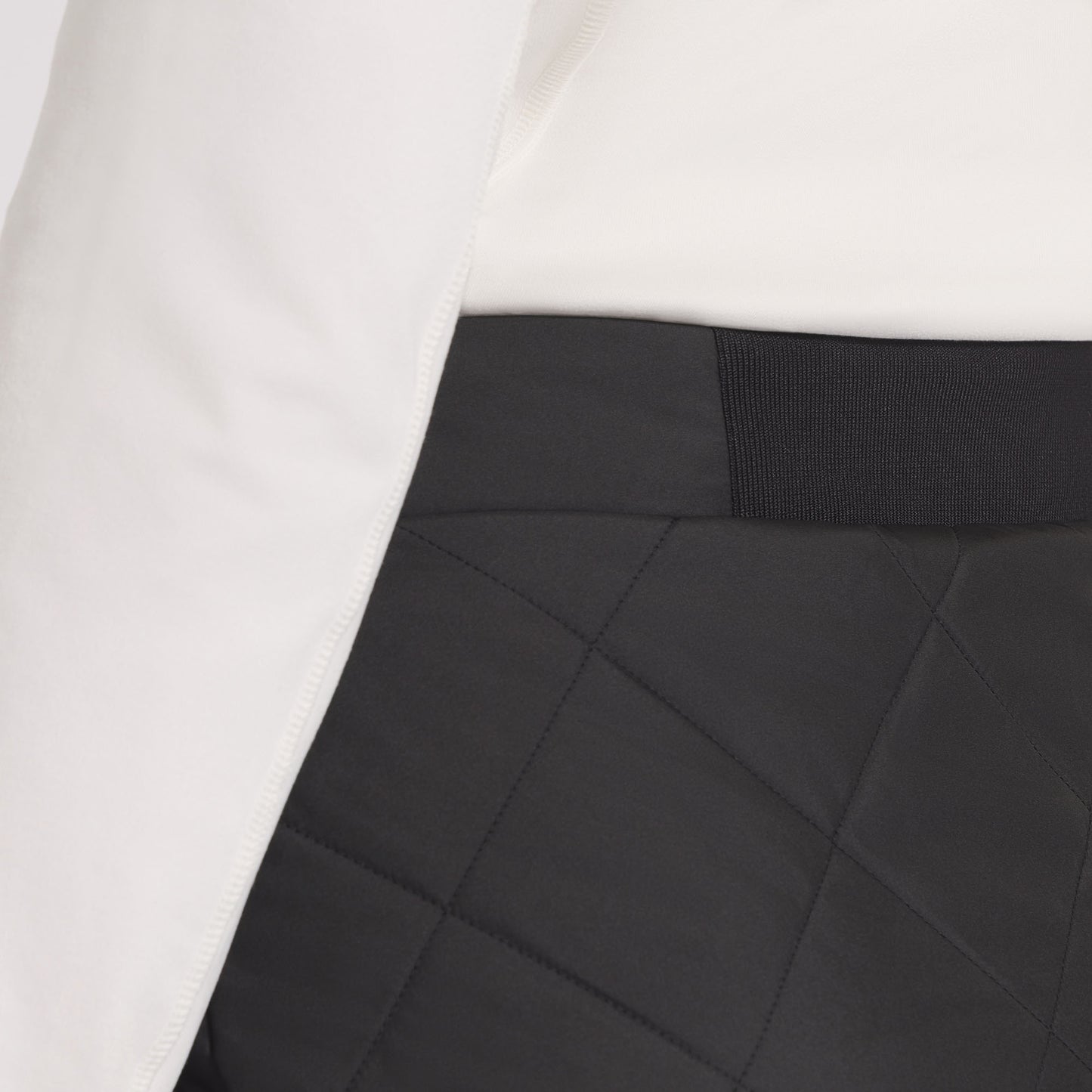 Puma Ladies Quilted Wrap Skirt in Black with Primaloft Insulation - Last One Small Only Left