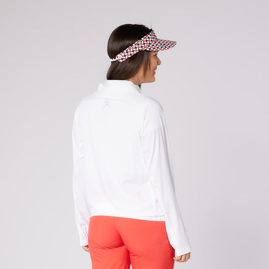 Swing Out Sister Ladies Lightweight Wind Resistant Zip-Neck Jacket