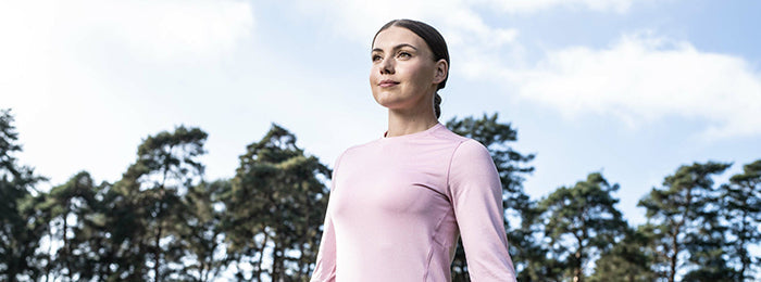 Women's base layers. Pink base layer from Callaway