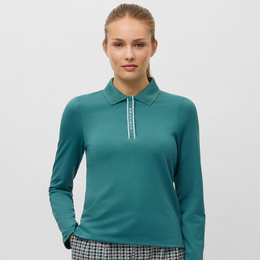 Rohnisch Ladies Brushed Back Polo - Refined Comfort for Crisp Fairway Days