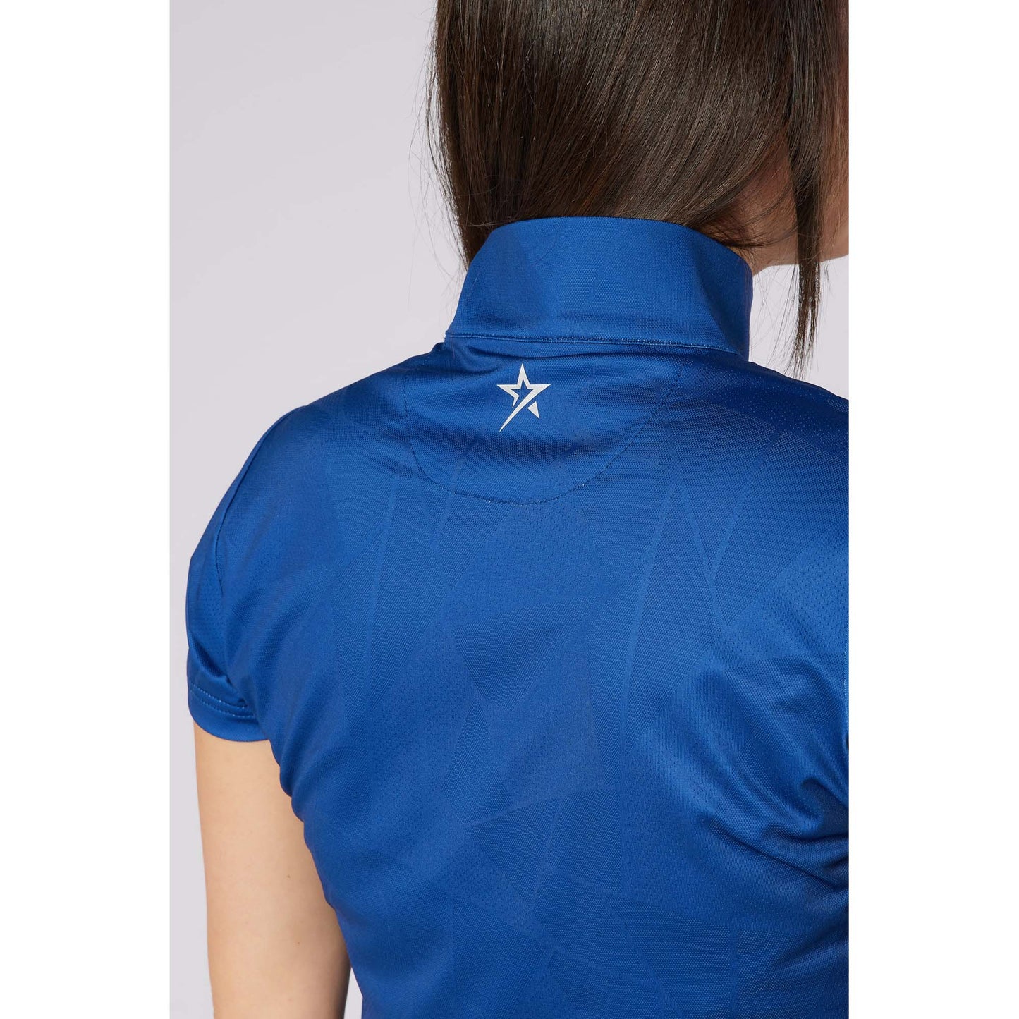 Swing Out Sister Embossed Ladies Polo with Zip Neck – A Stylish Staple for Every Season