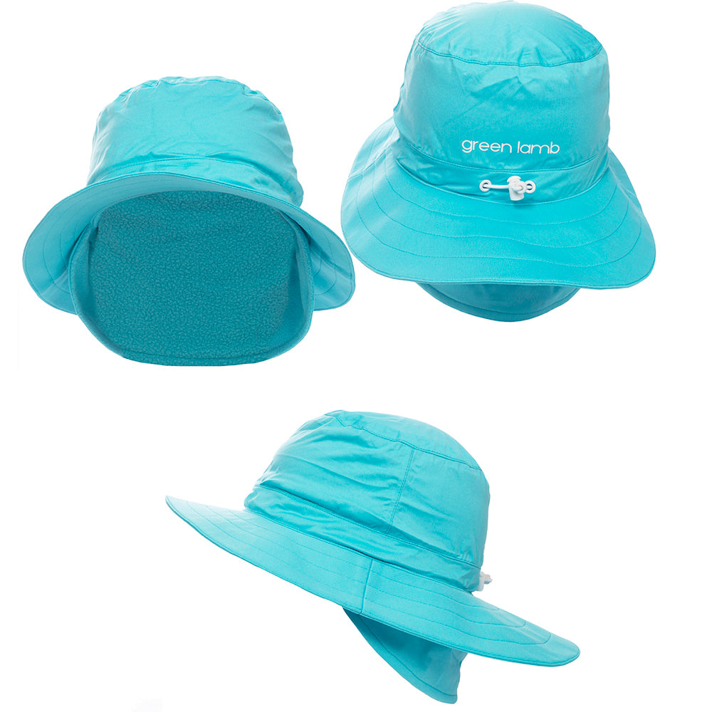 Green Lamb Ladies Waterproof Golf Hat in Scuba Blue – GolfGarb